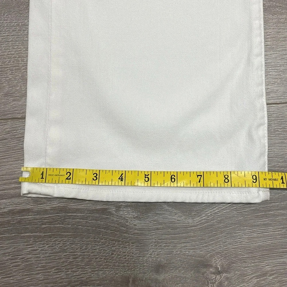 7 For All Mankind Kimmie Bootcut White Denim Jeans 30 - Picture 11 of 16